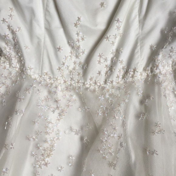 Hand beaded prom dress - Picture 2 of 4