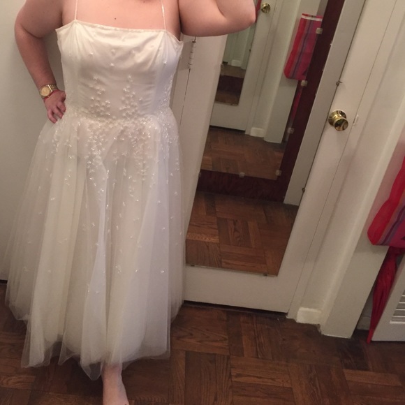 Hand beaded prom dress - Picture 4 of 4