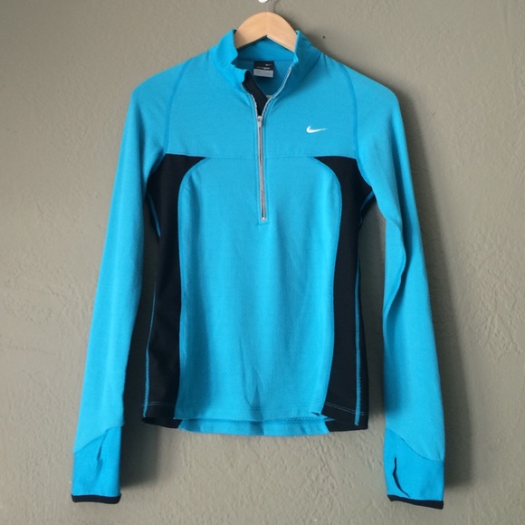 Nike Tops - Nike Sphere Dry Half Zip Pullover Thumb Holes