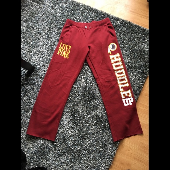 Victoria's Secret Redskins wide leg sweatpants XS