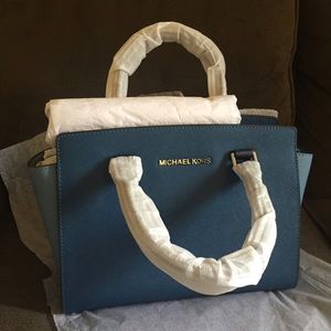 Steel Blue/Sky/Natural Michael Kors Selma