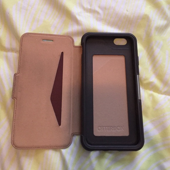 Leather iPhone 6/6s otterbox case