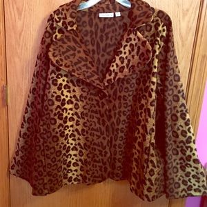 Susan graver leaped print jacket