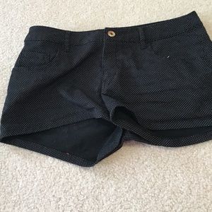 black shorts lowrise H&M