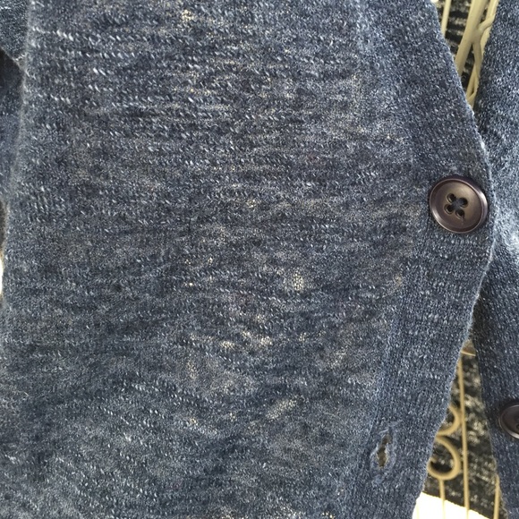 NWT Lucky Brand denim button up cardigan - Picture 2 of 8