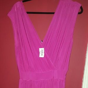 Plus Size Jumpsuit in FUCHSIA color