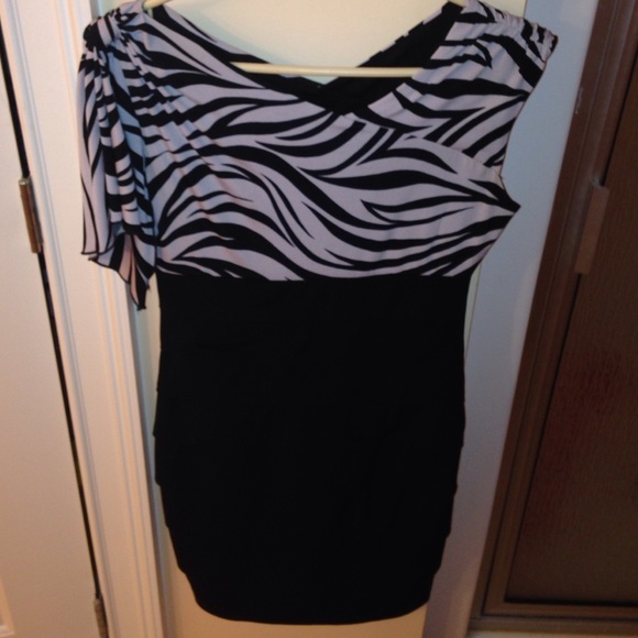 Gorgeous zebra print dress