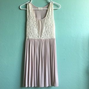 Pins & Needles Mauve Lace Dress