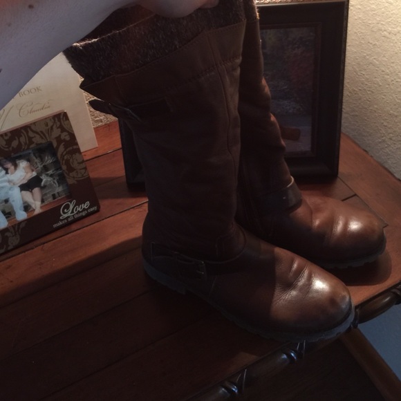 Aldo Leather brown boots - Picture 2 of 4