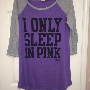 PINK VS sleep shirt