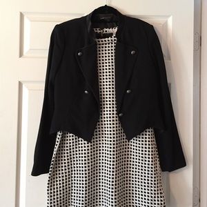 BCBG Maxazria crop style military jacket