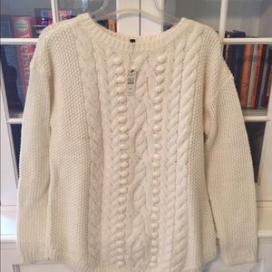 Talbots NWT Curved-Hem Sweater