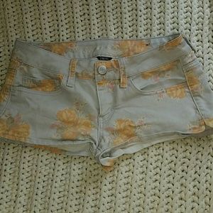 Flower Patterned Shorts