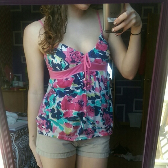Floral tank top