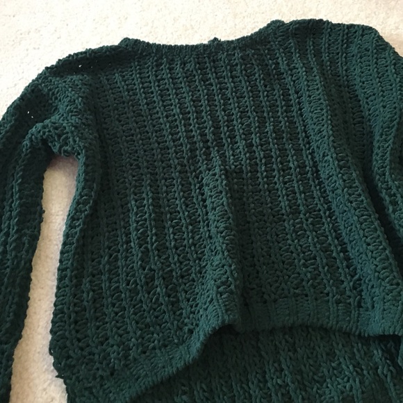so soft green sweater