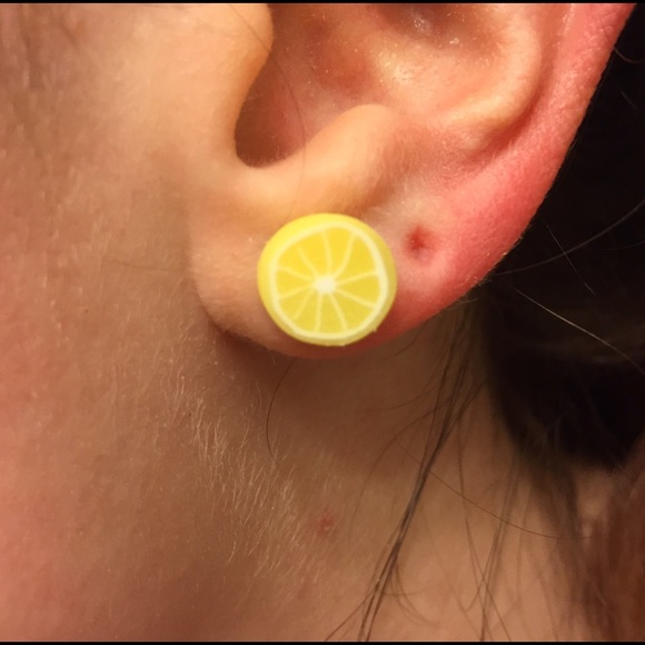 •🍋FRUIT SLICE EARRING SET• - Picture 3 of 3