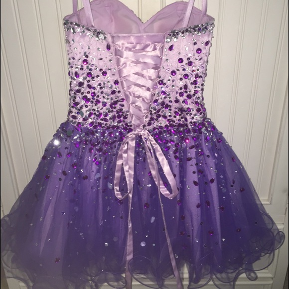 Strapless Jewled Desinger Party Dress