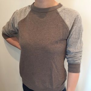 Lightweight Terry Crew Raglan Sweatshirt