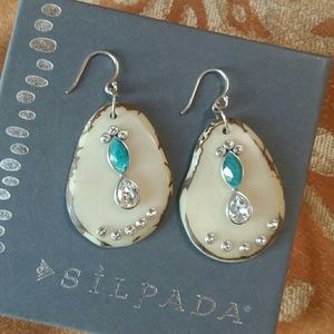 Silpada's RETIRED "Polished Palms" Earrings