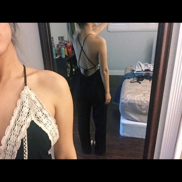 Win win apparel backless romper