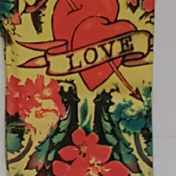 NWOT Tattoo Leggings – One Size (Fits S/M) - Picture 3 of 4