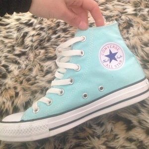 Tiffany blue converse