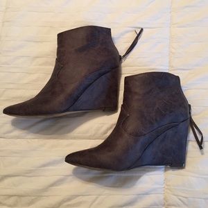 Wedge booties