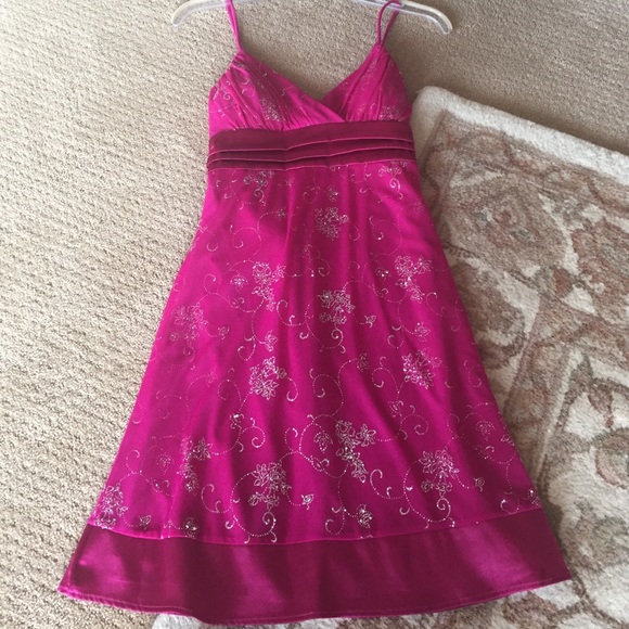 Paisley sparkle print dress