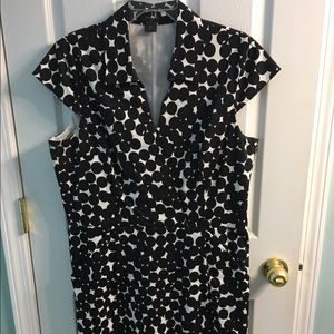 Ann Taylor Black and white dress