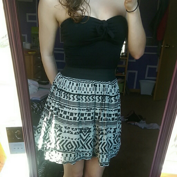 Strapless dress