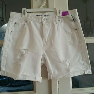 distressed shorts