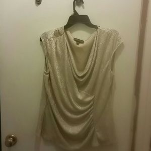 Gold Short Sleeve Top