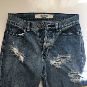 Brandy Melville destroyed boyfriend jeans