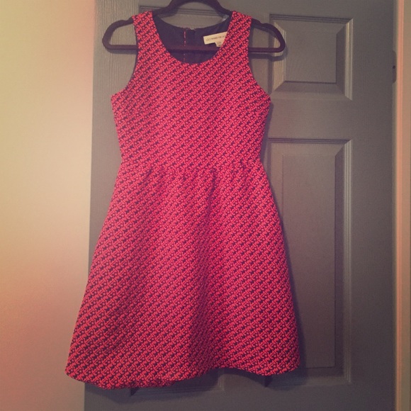 Red Dress from Anthropologie