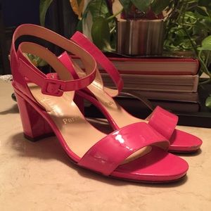 Christian Louboutin fuchsia sandals