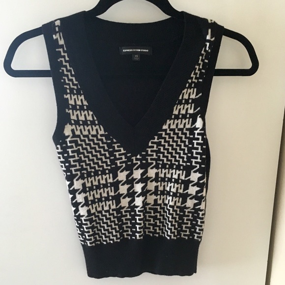 Express sweater vest.