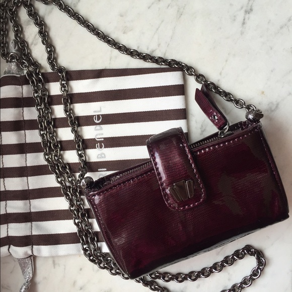 Henri Bendel Plum Leather Purse