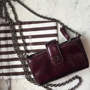 Henri Bendel Plum Leather Purse