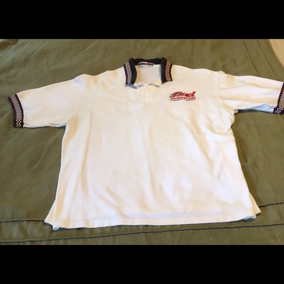 Budweiser Men's 2 button polo shirt