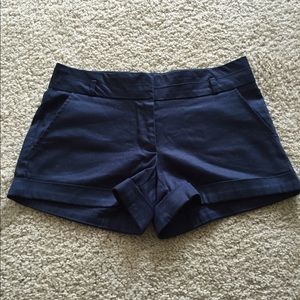 Navy dress shorts