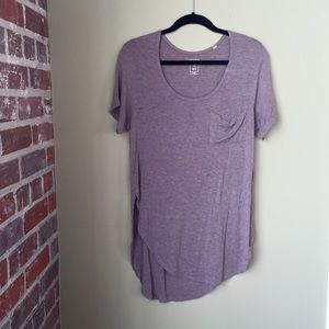 Mauve tunic from PacSun (L)