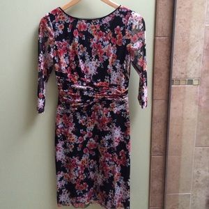 Kay Unger Floral Dress