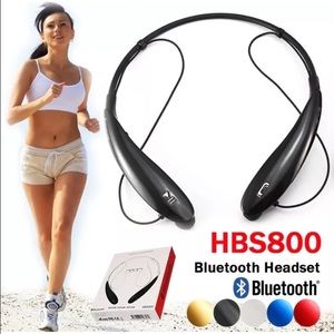 Black HBS800 Wireless Bluetooth Headset