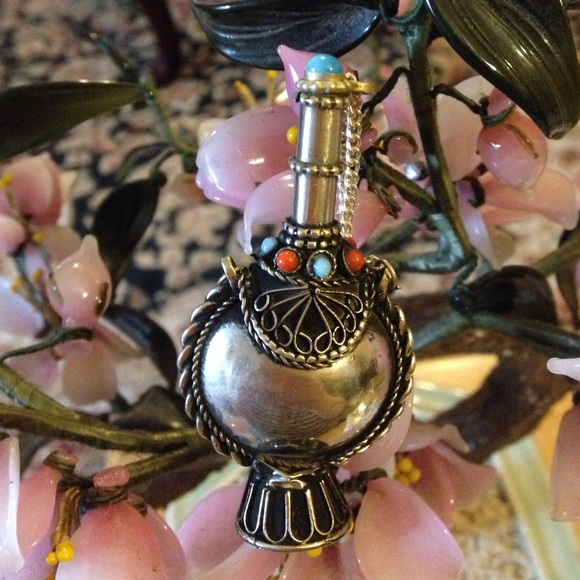 Antique Jewelry - Antique beads  perfume bottle