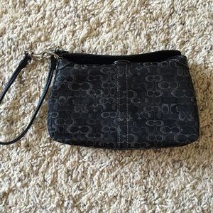 Pristine condition Coach wristlet in Black