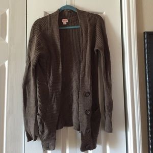 Brown cardigan