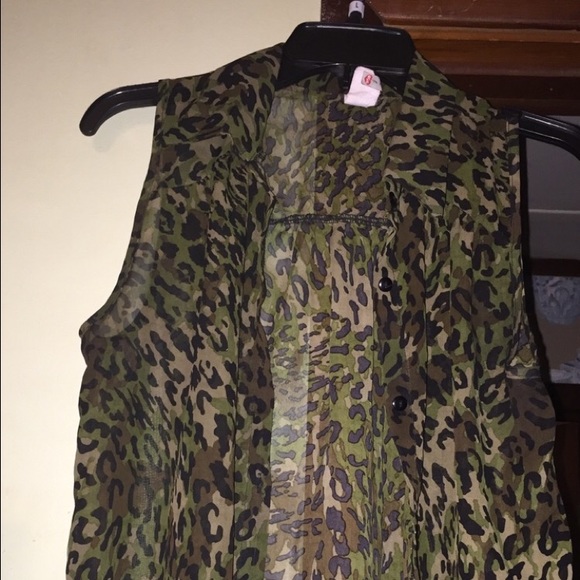 Camo Blouse