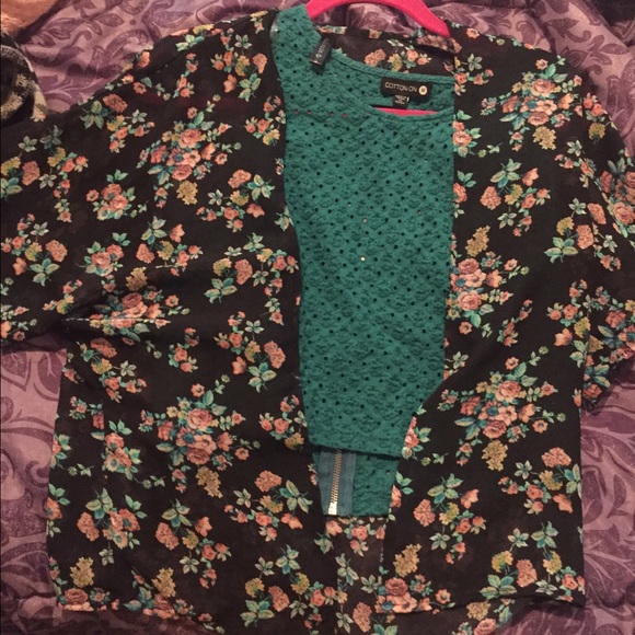 Flowered kimono