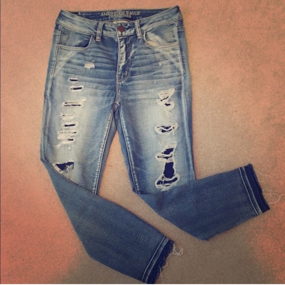 AE super stretch skinny jeans