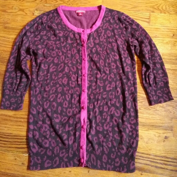 Cheetah Merona Cardigan